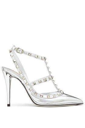 Rockstud 100mm ankle-strap pumps Valentino Garavani | 3W2S0393WRPS13